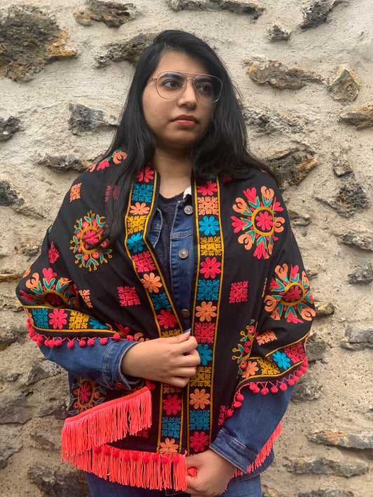 Rangeen Beauté | Echarpe motifs ethniques