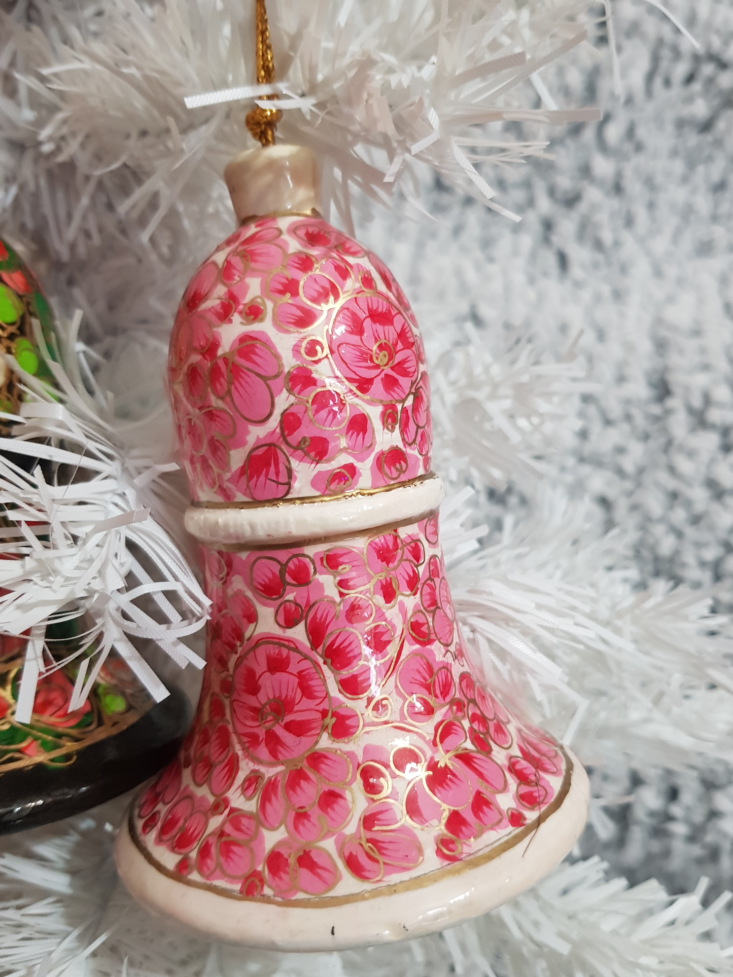 Lot de 2 cloches à accrocher sur le sapin