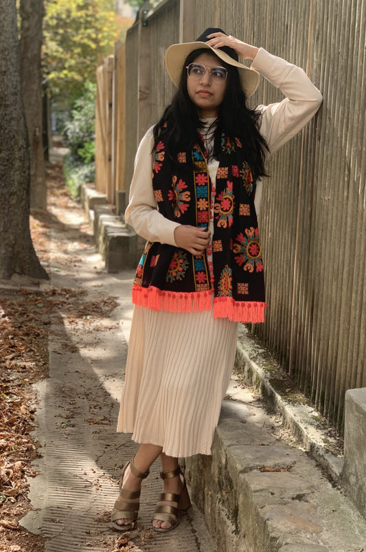 Rangeen Beauté | Echarpe motifs ethniques