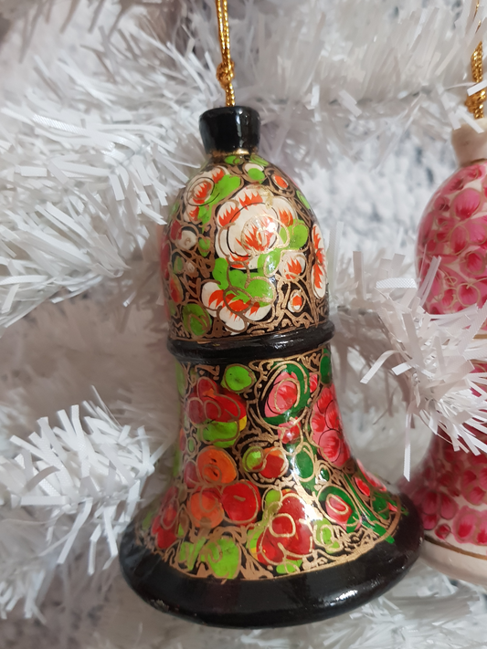 Lot de 2 cloches à accrocher sur le sapin